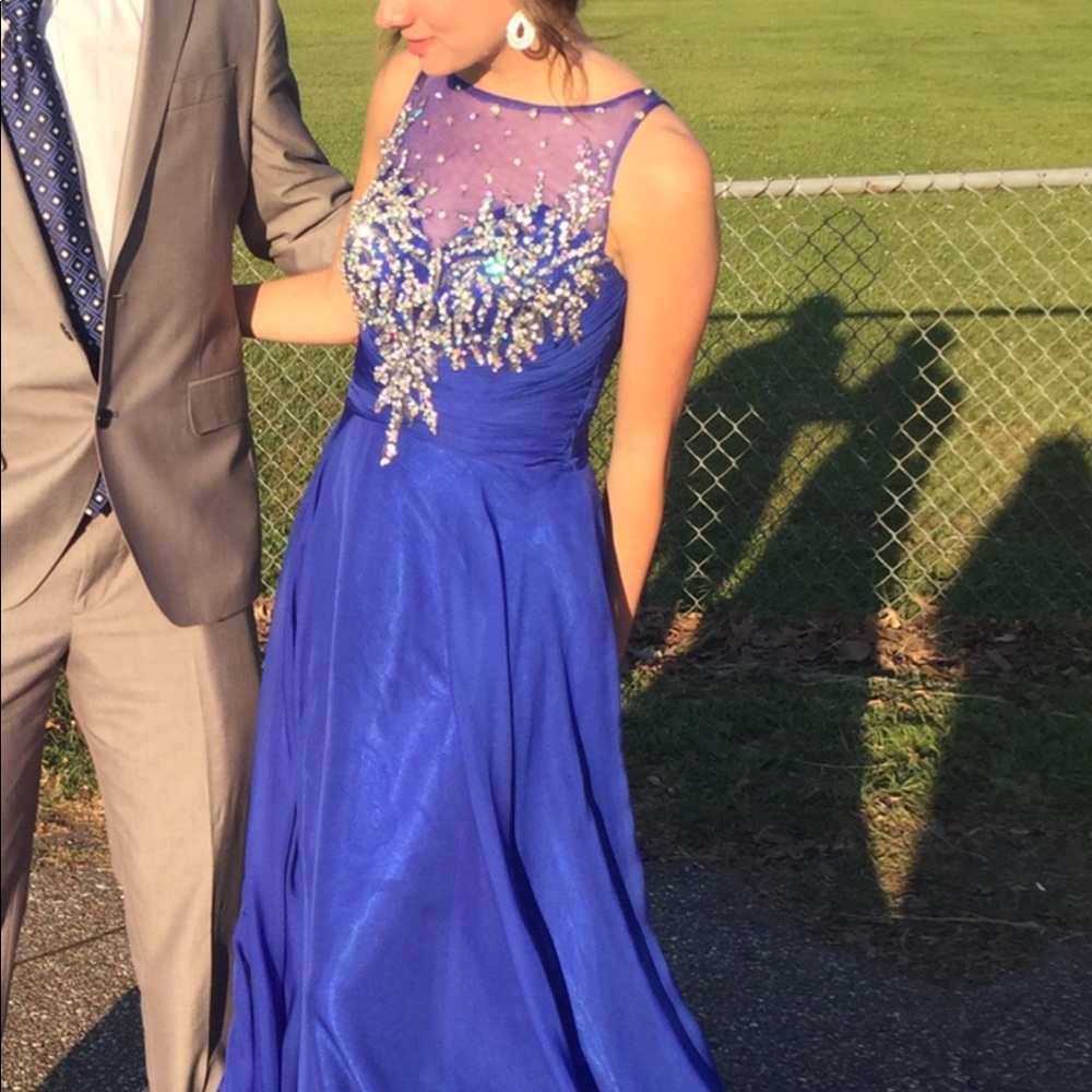 Blue formal dress
